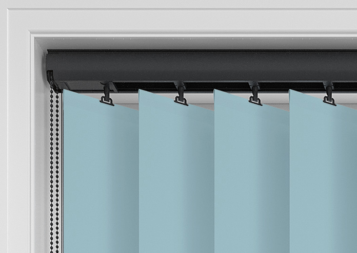Trinity (FR Blackout), Tranquil - Vertical Blind - Image 14